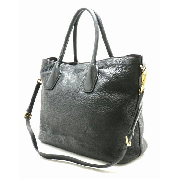 Prada Bag Leather Tote Black - Picture 1 of 9